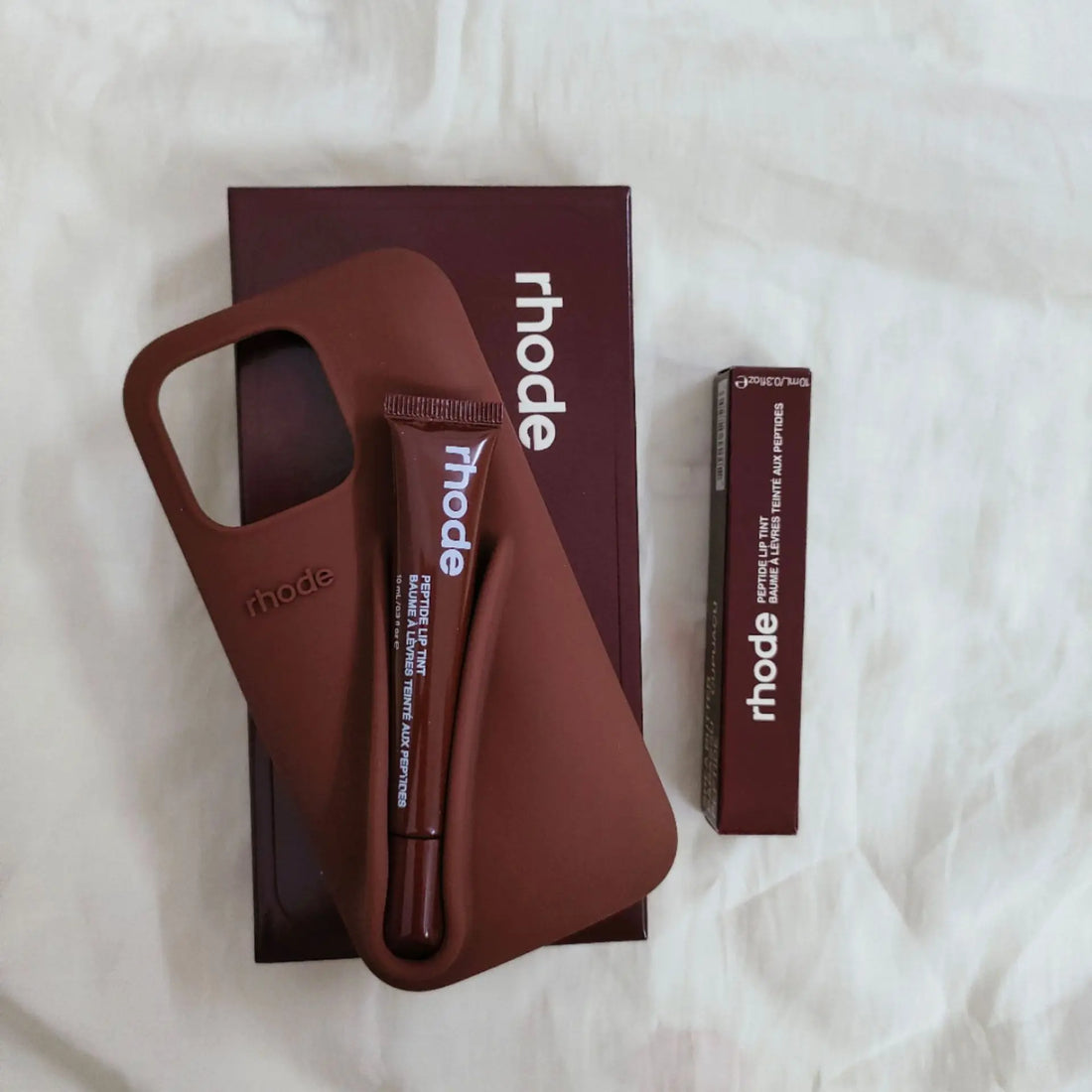 Rhode iPhone Case and Lip Gloss - Autumn Limited Edition (Espresso)