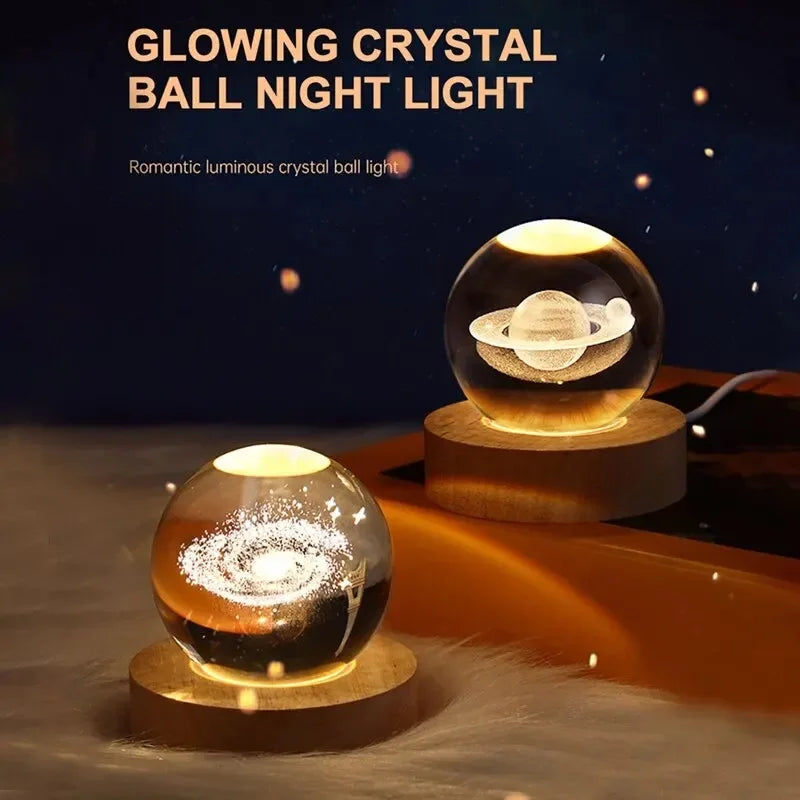 Galactic Glow: 3D Solar System Night Light