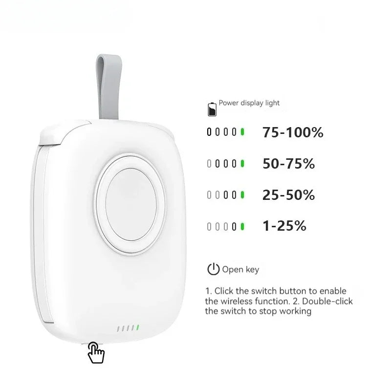 PowerPulse 5000 - Magnetic Portable Charger