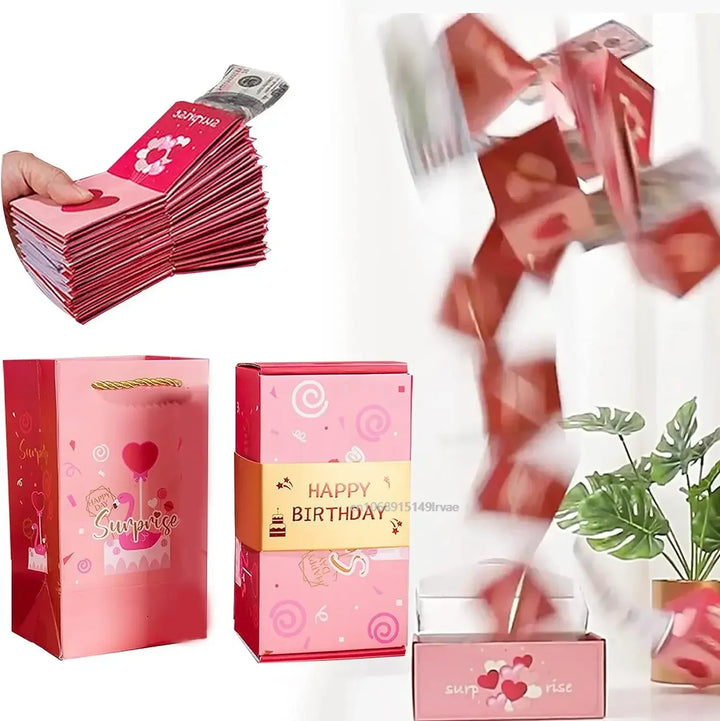 Surprise Money Envelope Gift Box