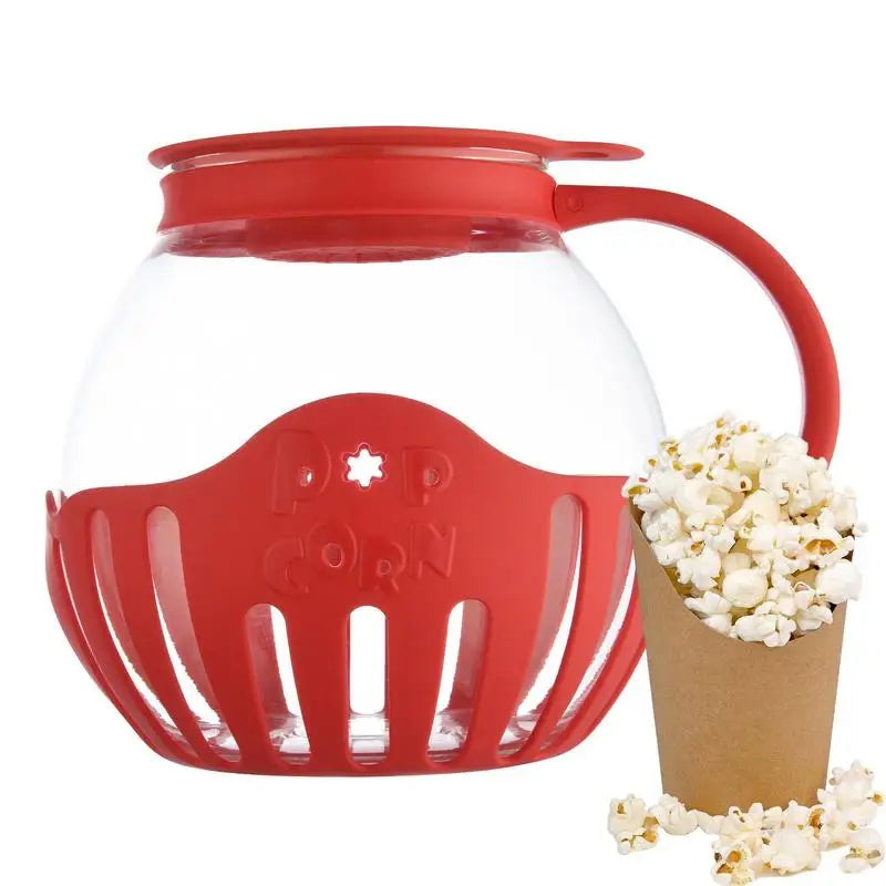 PopNjoy 3-in-1 Microwave Popcorn Popper