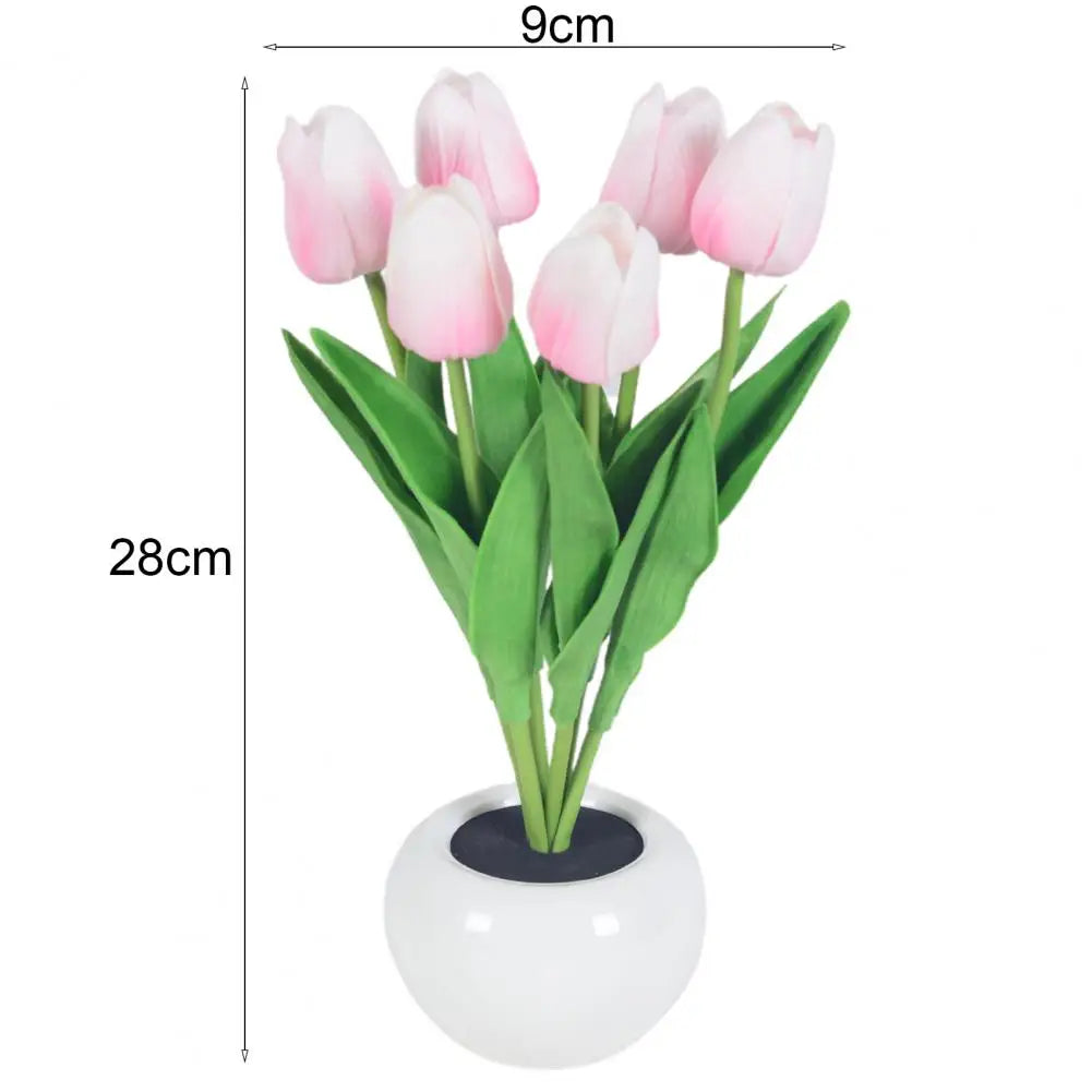 LuminaBlossom Tulip LED Night Light