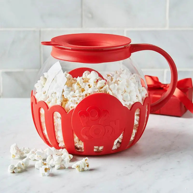 PopNjoy 3-in-1 Microwave Popcorn Popper