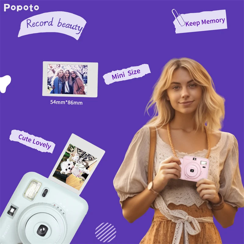 Popoto SnapHappy Instant Camera