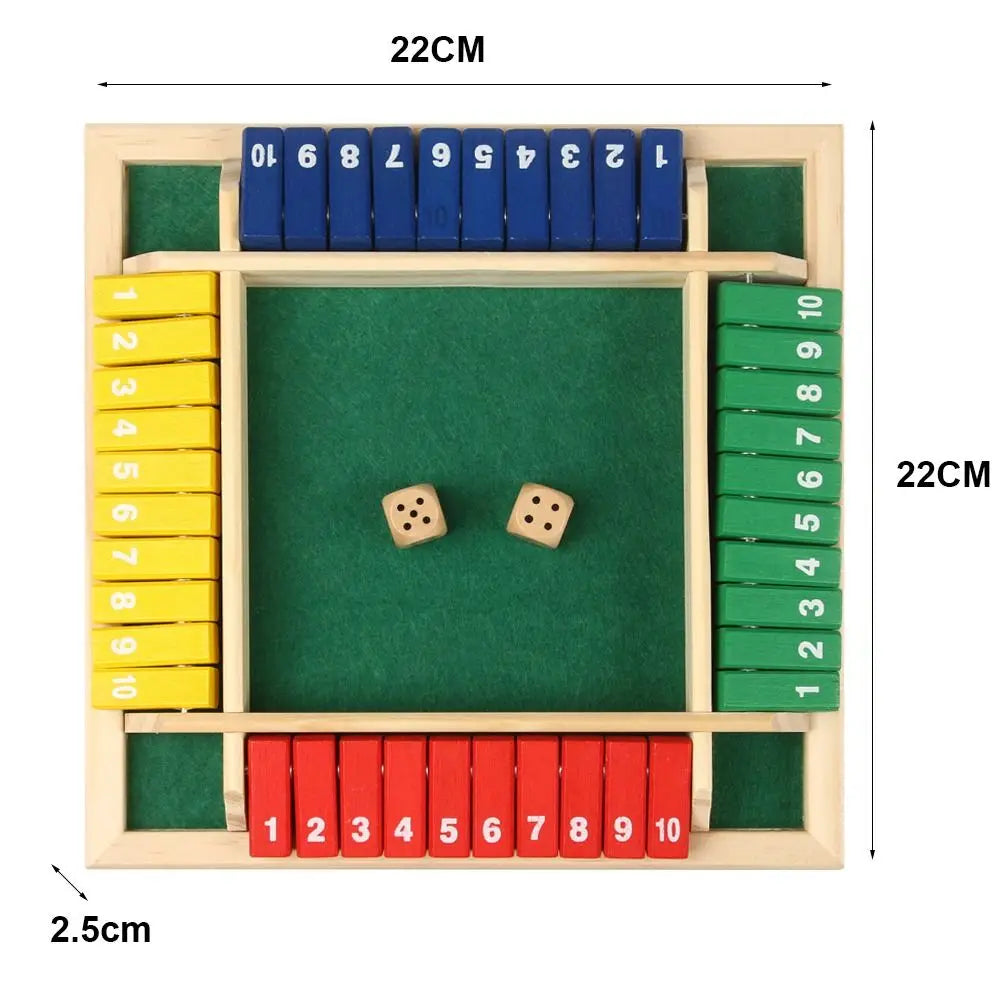 Shut The Box Board Game