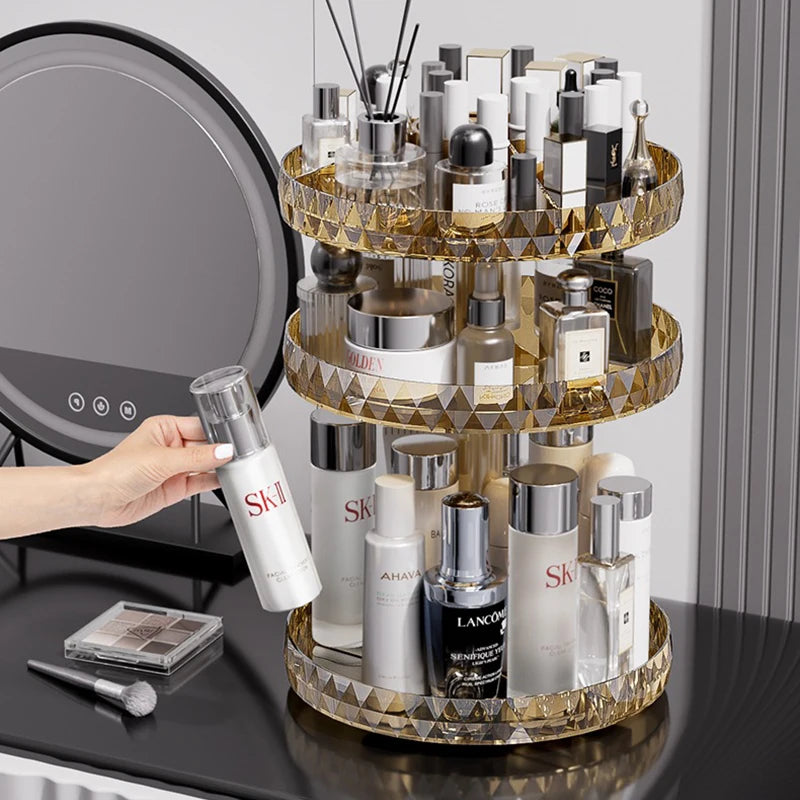 CrystalClear Acrylic Makeup and Cosmetics Organizer