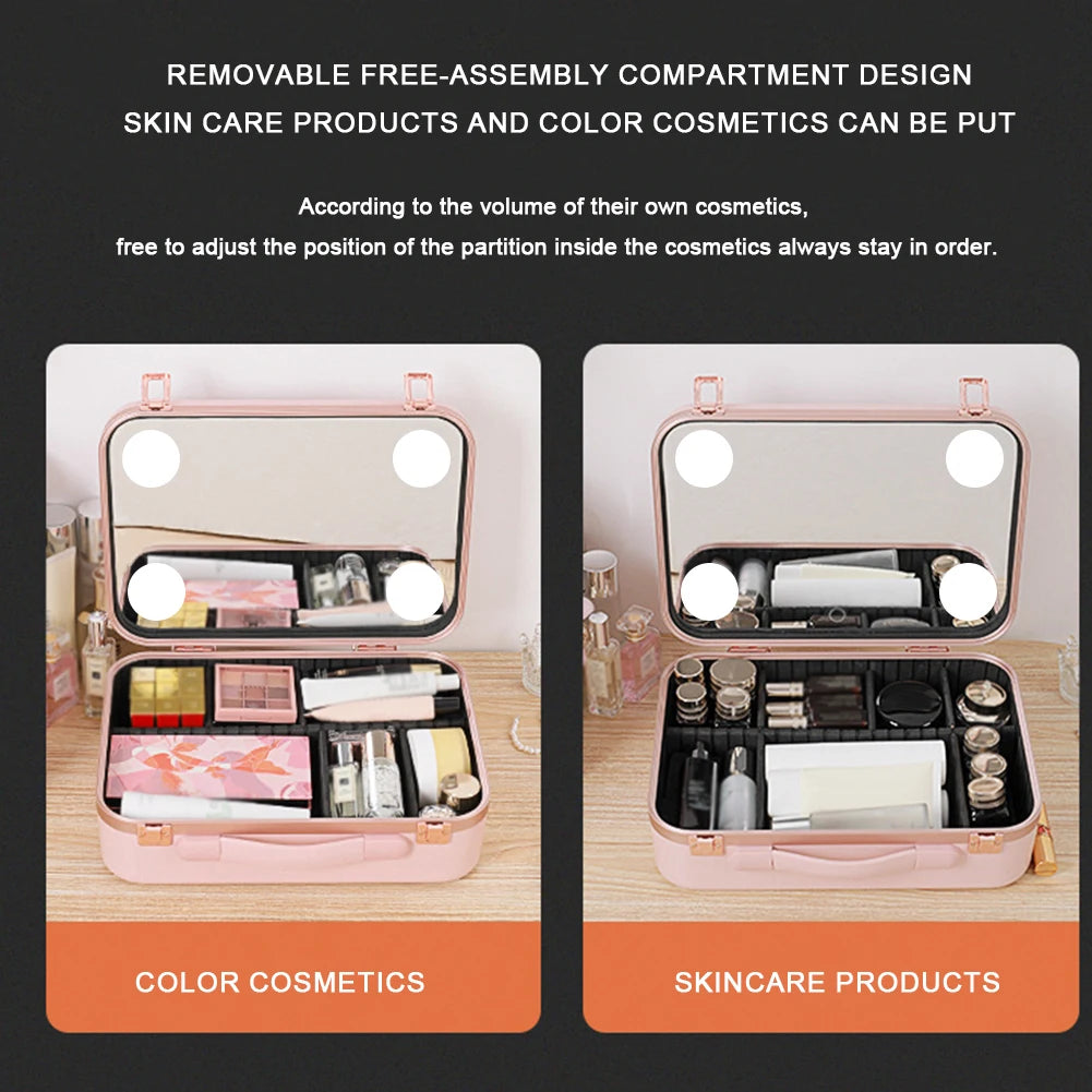 GlowSmart LED Makeup Case