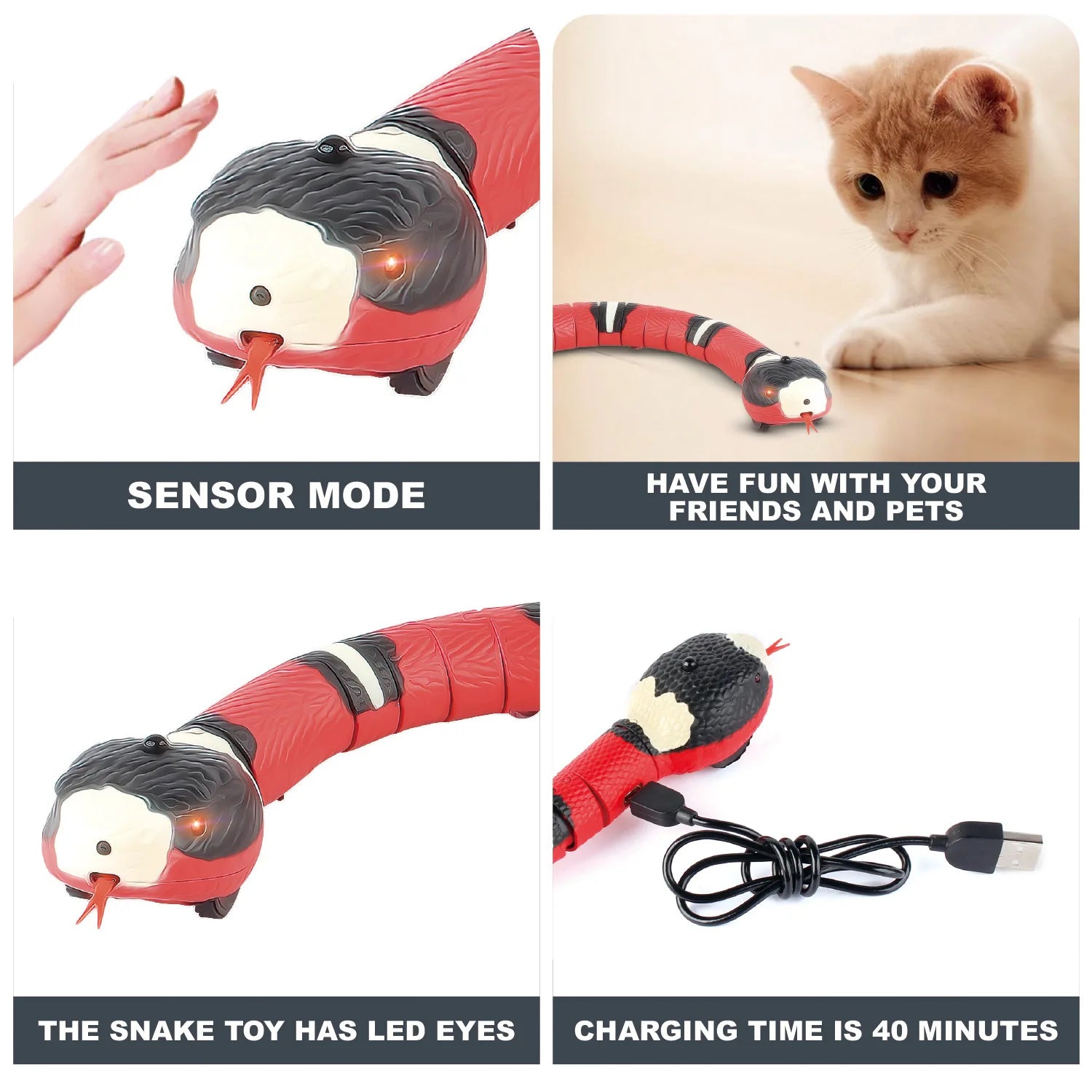 Magic Snake Smart Toy For Cats