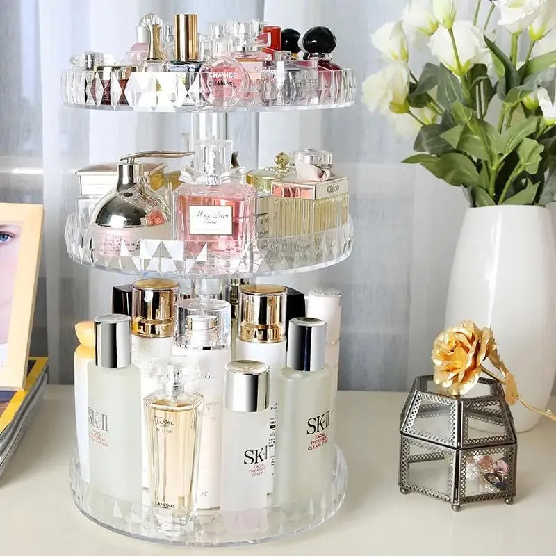CrystalClear Acrylic Makeup and Cosmetics Organizer