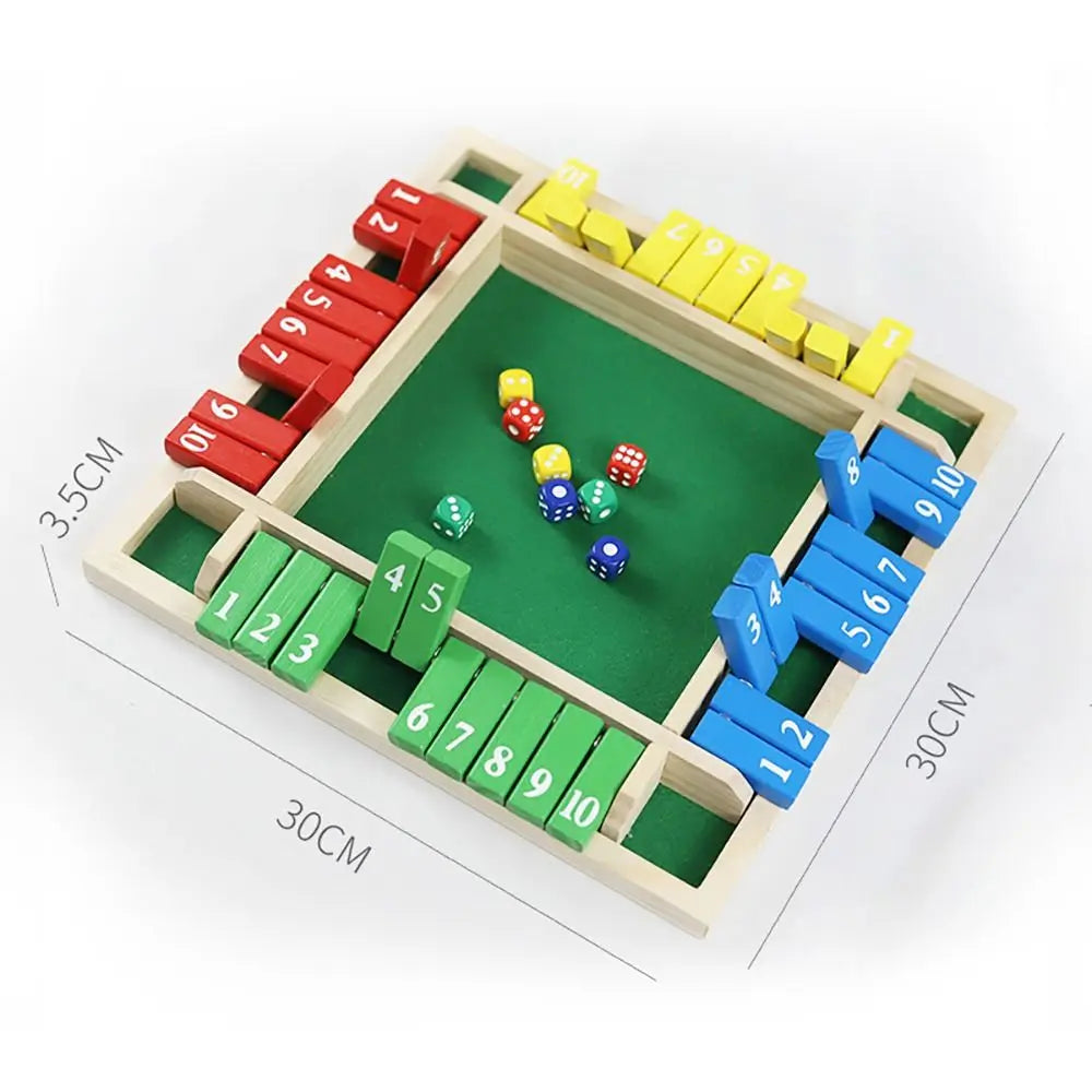 Shut The Box Board Game