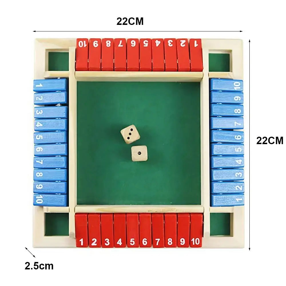 Shut The Box Board Game