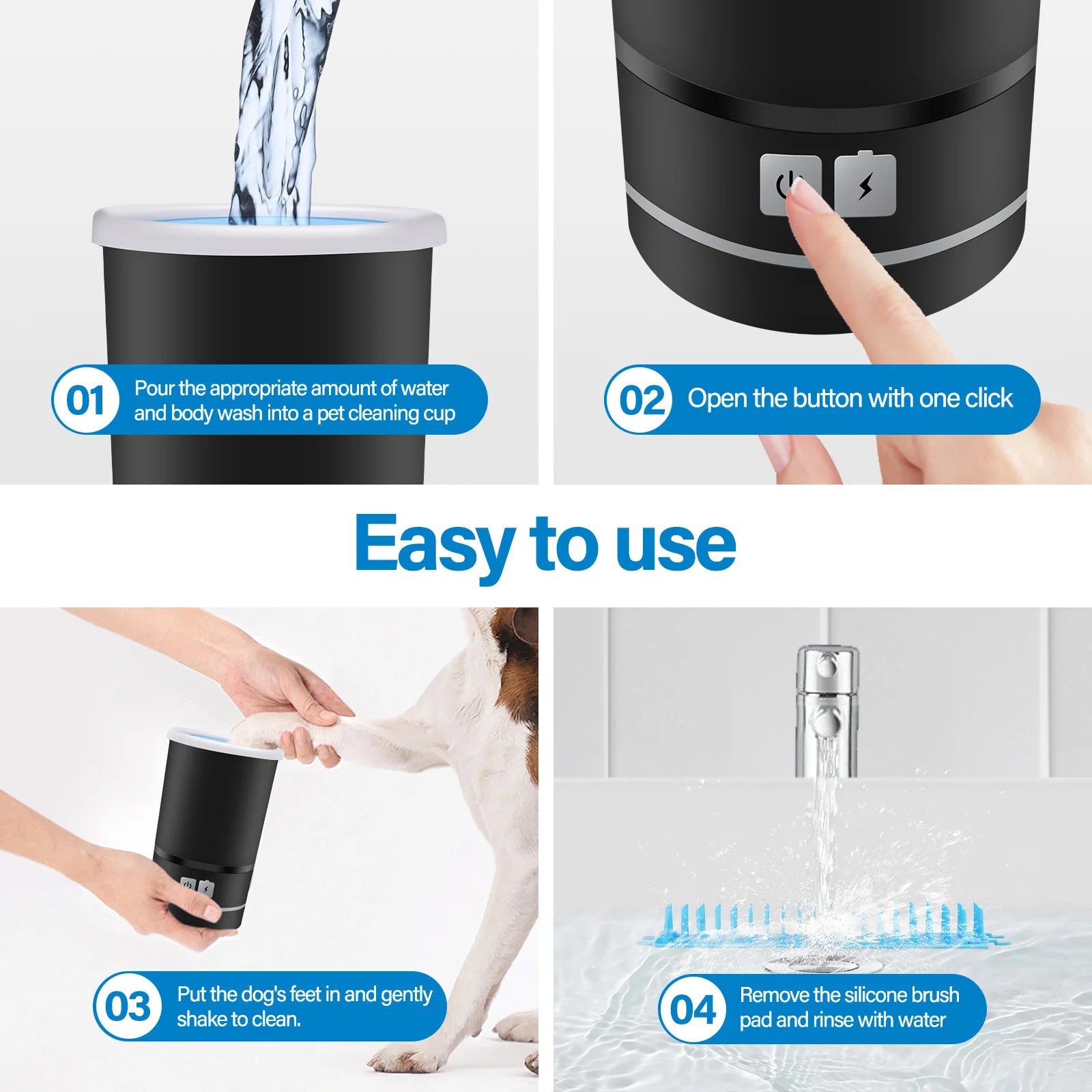 PawPur™ Electric Pet Foot Washer