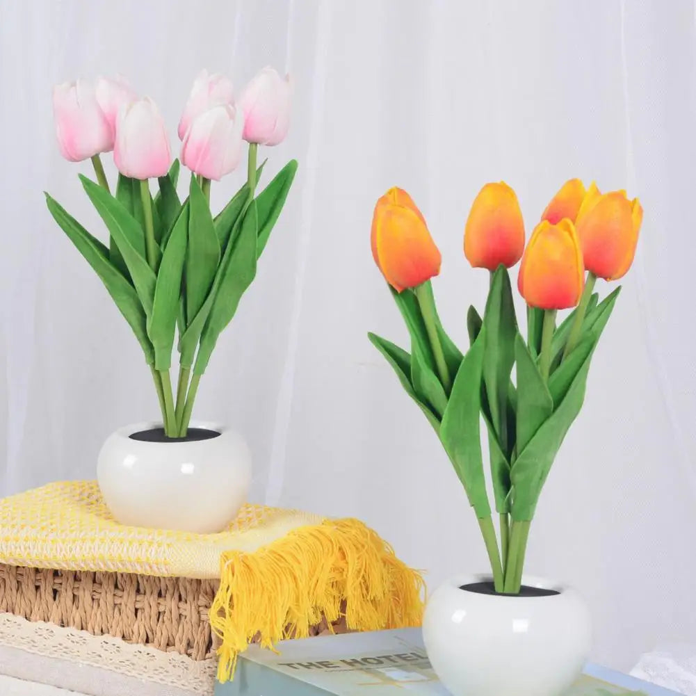 LuminaBlossom Tulip LED Night Light