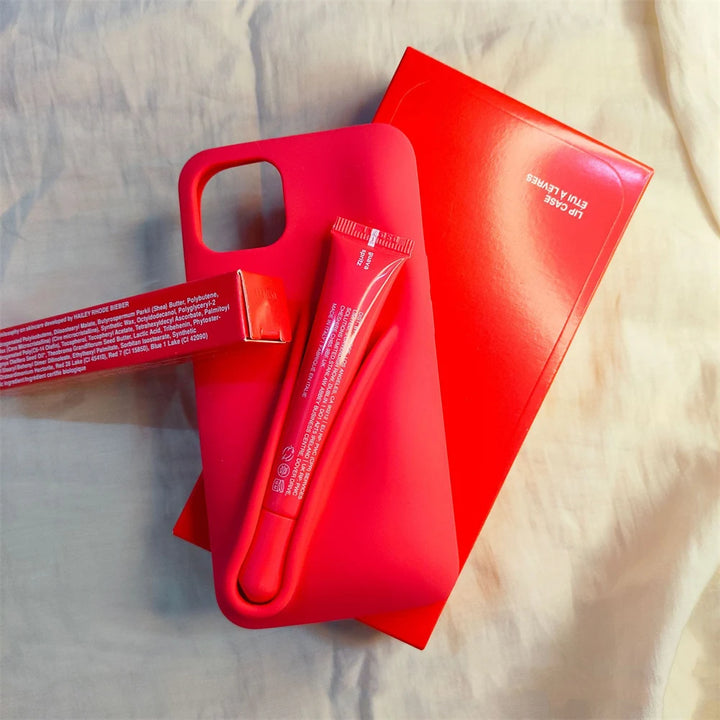 Rhode iPhone Case and Lip Gloss - Autumn Limited Edition (Guava Spritz)