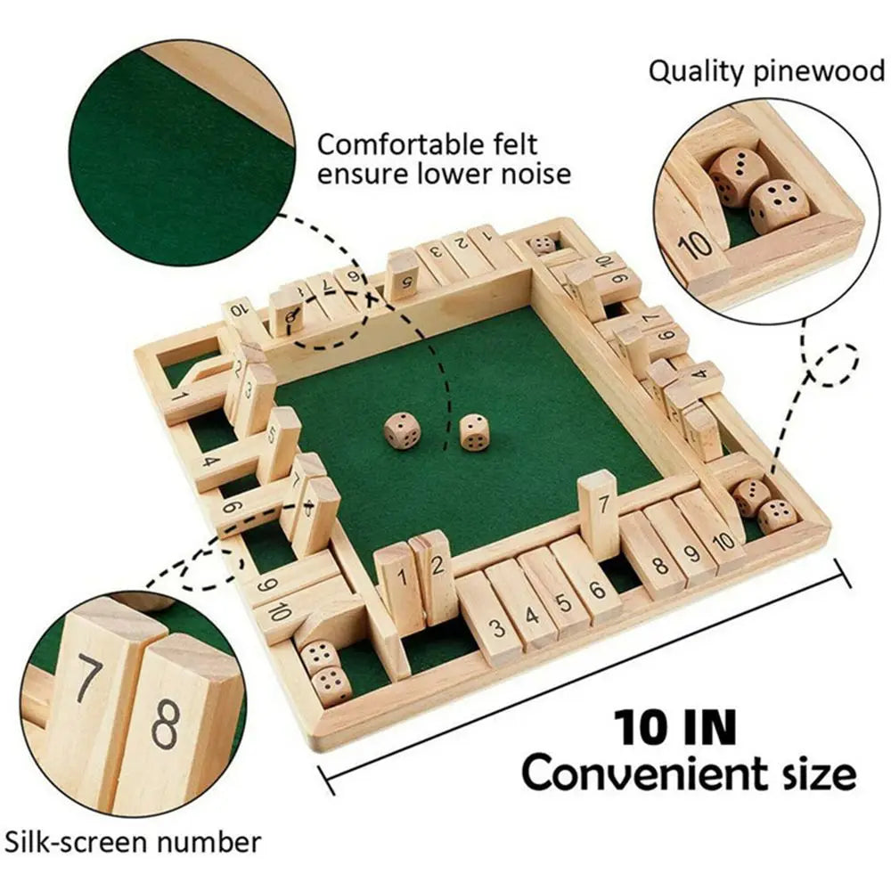 Shut The Box Board Game