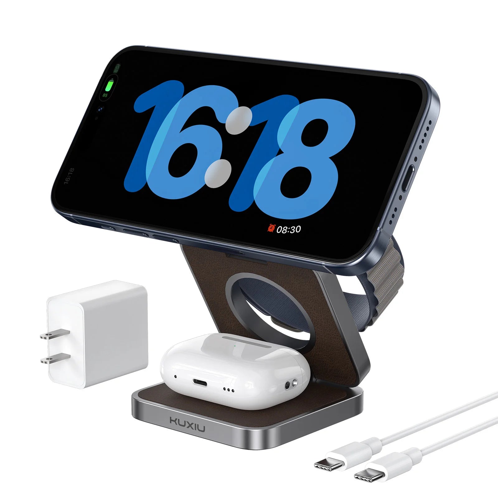 MagCharge Pro™ 3-in-1 Wireless Charging Station