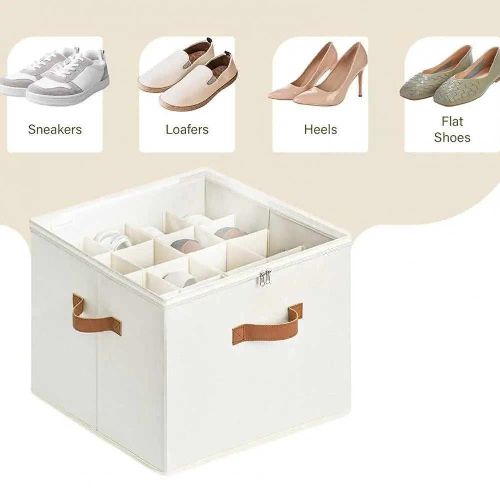 Clutter-Free Shoe Haven - Foldable Shoe Storage Box