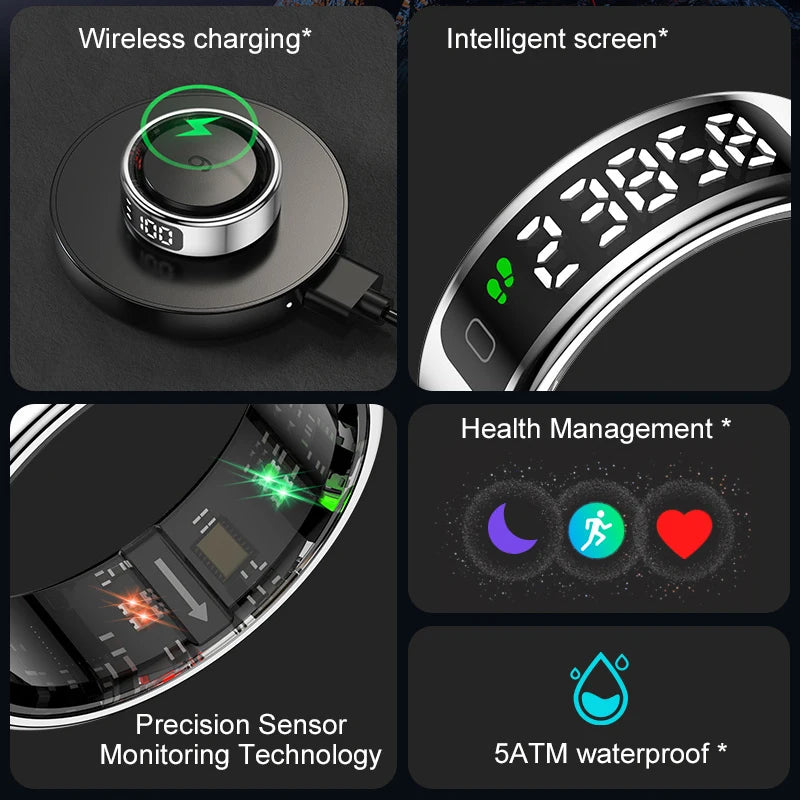 PulseRing™ – Smart Health Tracker Ring