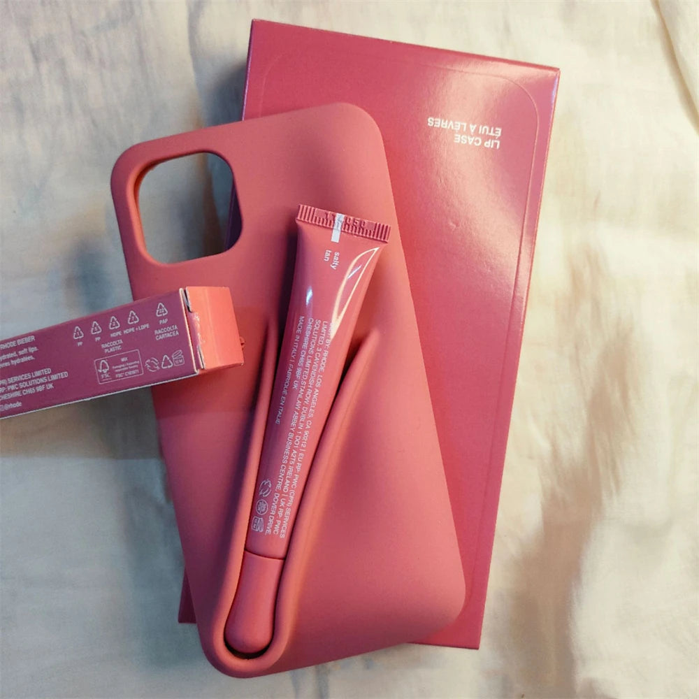 Rhode iPhone Case and Lip Gloss - Autumn Limited Edition (Peach pit)