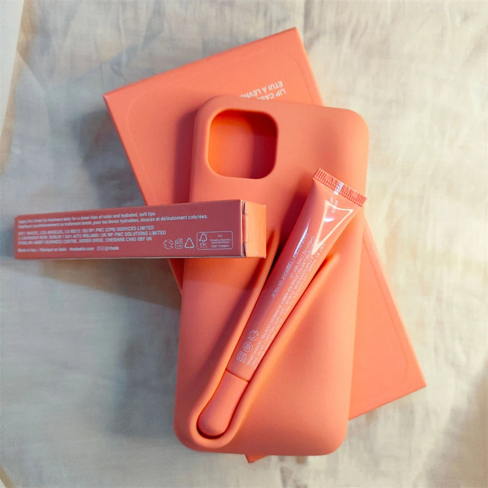 Rhode iPhone Case and Lip Gloss - Autumn Limited Edition (Orange)