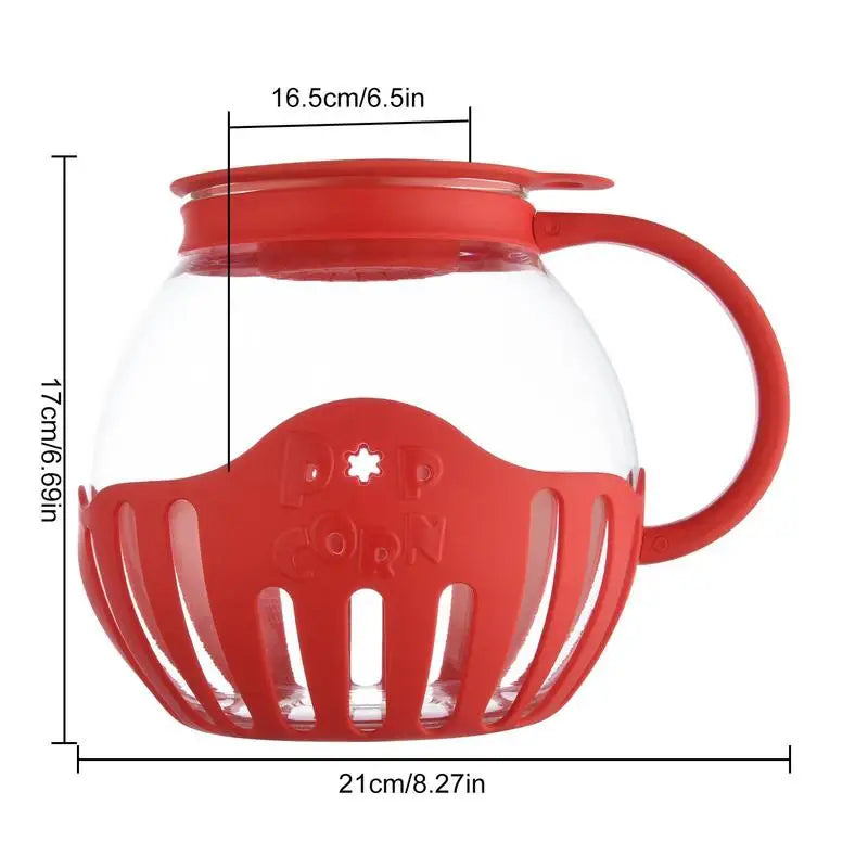 PopNjoy 3-in-1 Microwave Popcorn Popper