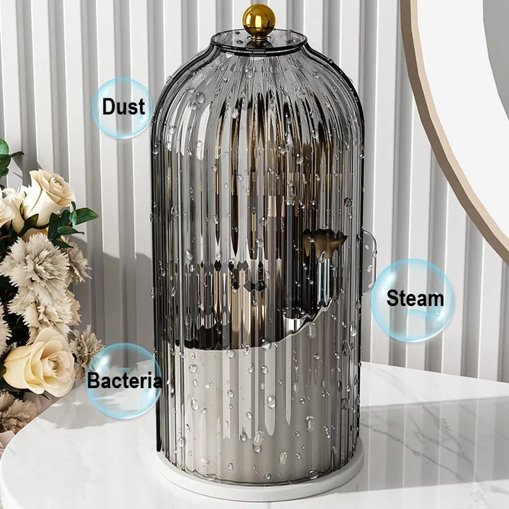 Glamsync 360° Luxe Makeup Brush & Cosmetic Organizer