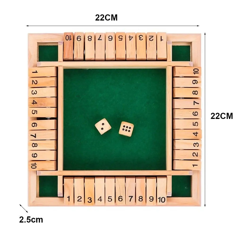 Shut The Box Board Game