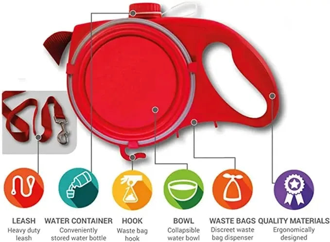 WalkMate – The Ultimate 3-in-1 Leash for Smart Pet Owners