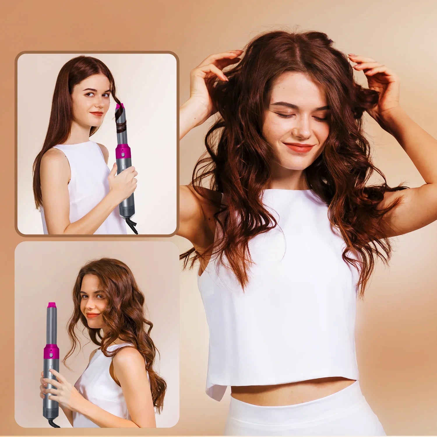 5-in-1 Hair Dryer Hot Comb Set