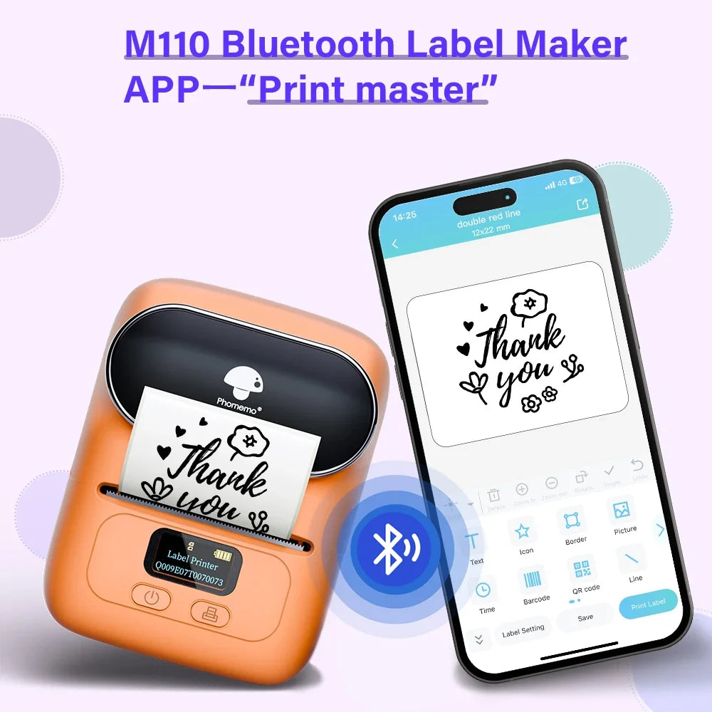 Phomemo M110 Bluetooth Label Printer