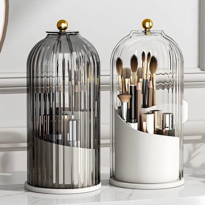 Glamsync 360° Luxe Makeup Brush & Cosmetic Organizer