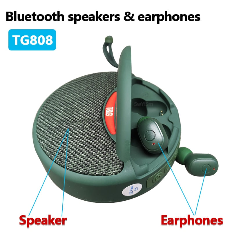 Portable Speaker and Earbuds