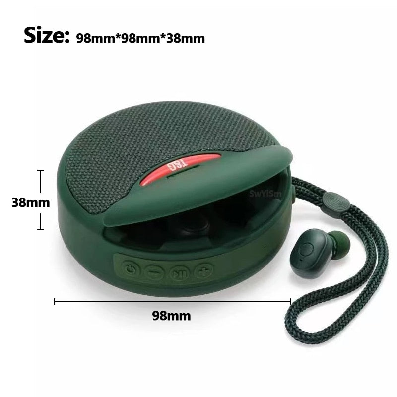 Portable Speaker and Earbuds