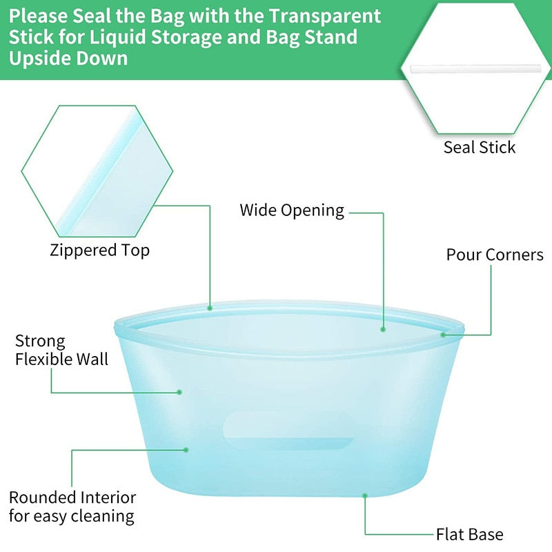 Reusable Zip Lock Bag