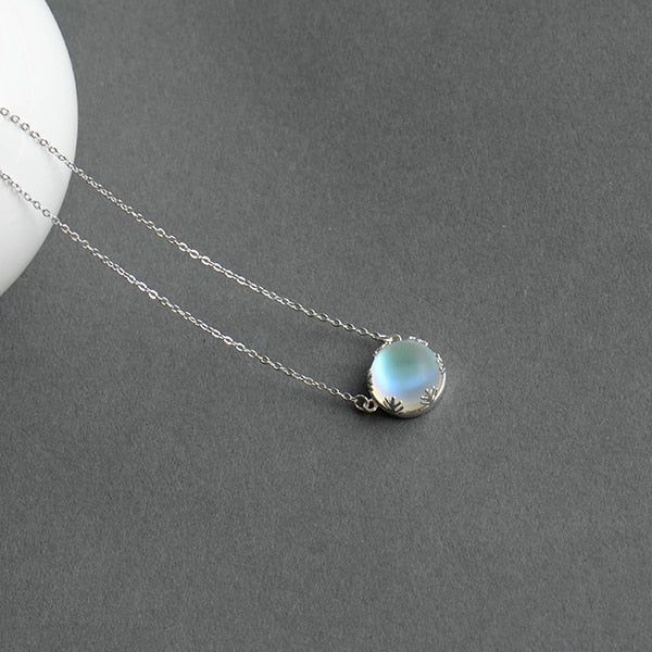 Aurora Borealis Necklace 925 Sterling Silver