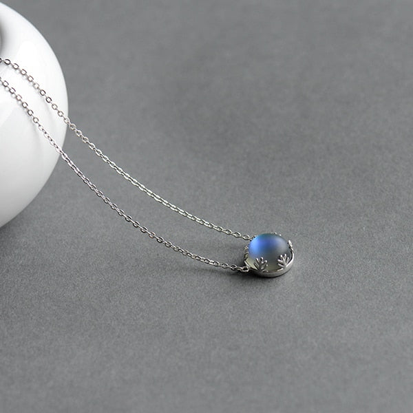 Aurora Borealis Necklace 925 Sterling Silver