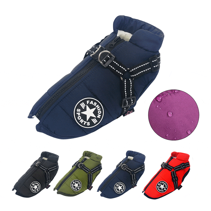 3 in 1 Winter Jacket for Dogs
