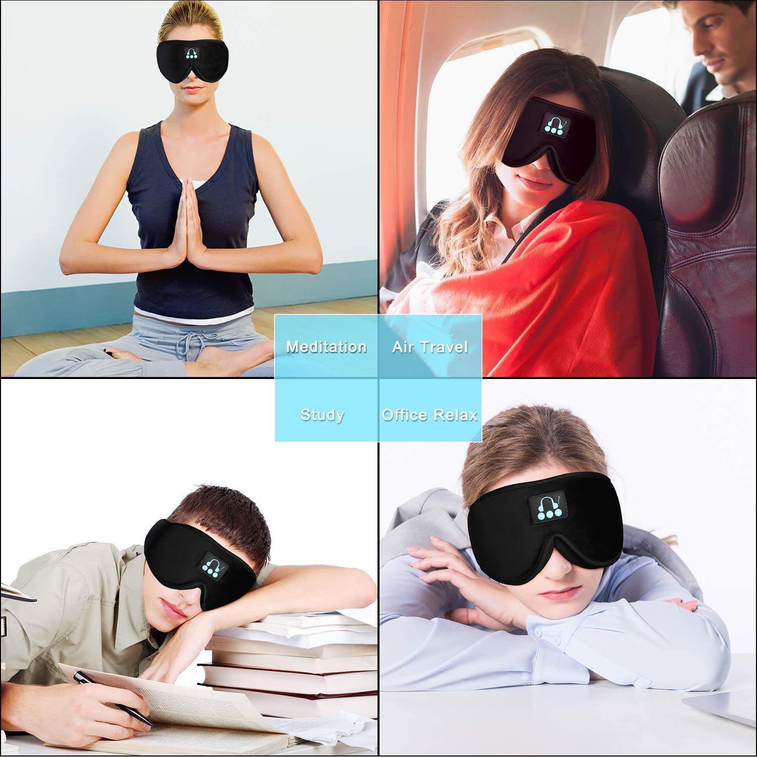 Sleep Headphone Bluetooth Eye Mask