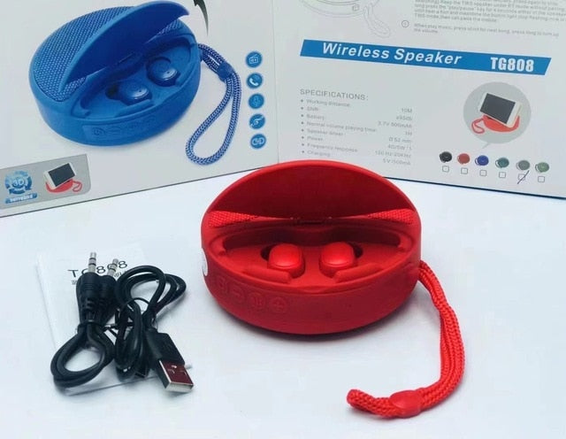 Portable Speaker and Earbuds