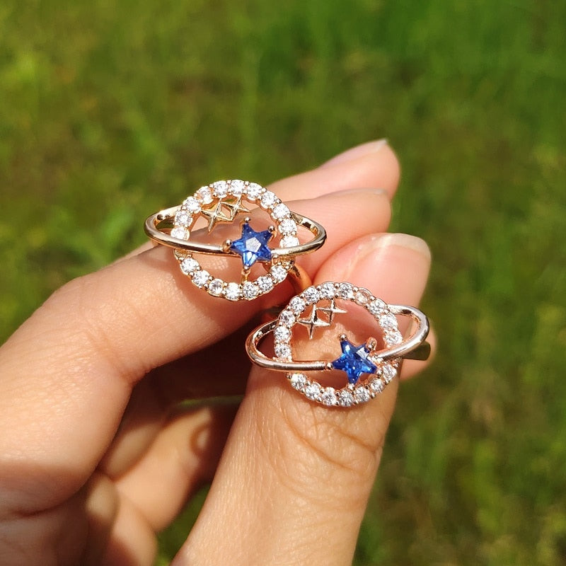 Crystal Planet Star Rings