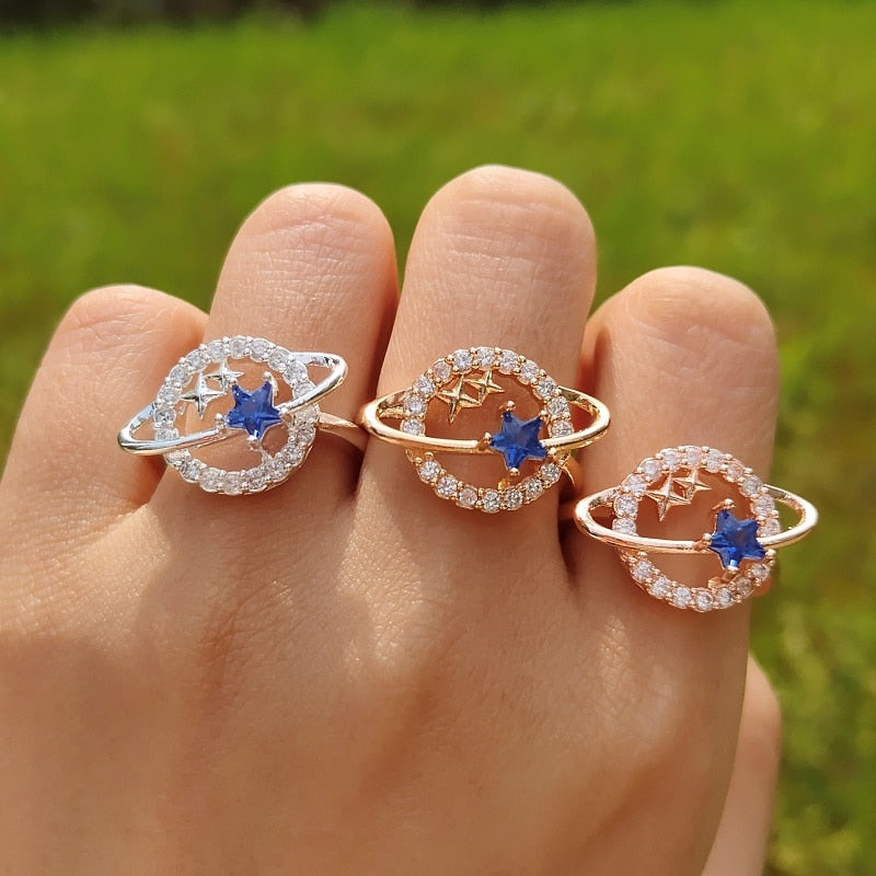 Crystal Planet Star Rings