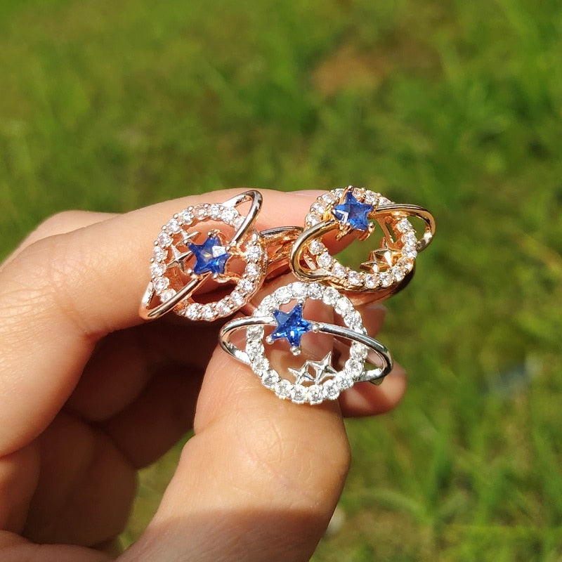 Crystal Planet Star Rings