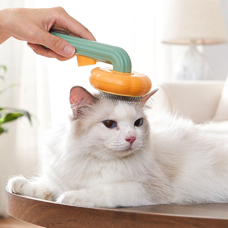 Pumpkin Pet Grooming Brush