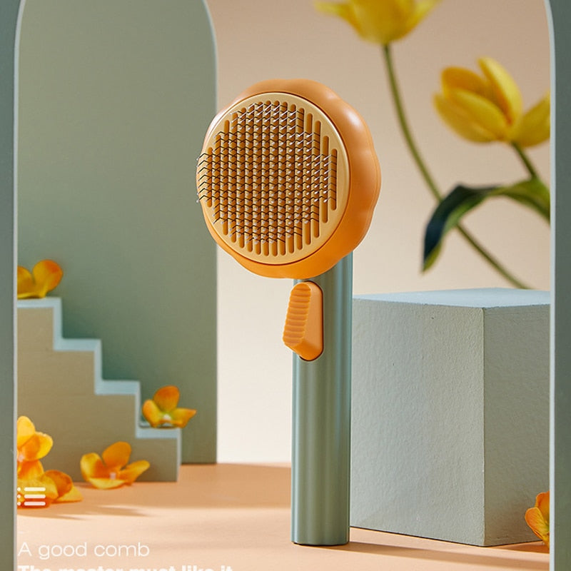 Pumpkin Pet Grooming Brush